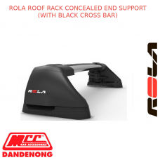 ROLA ROOF RACK SET FITS HOLDEN COMMODORE MAY 2013 ON 4D SEDAN BLACK CONCEALED